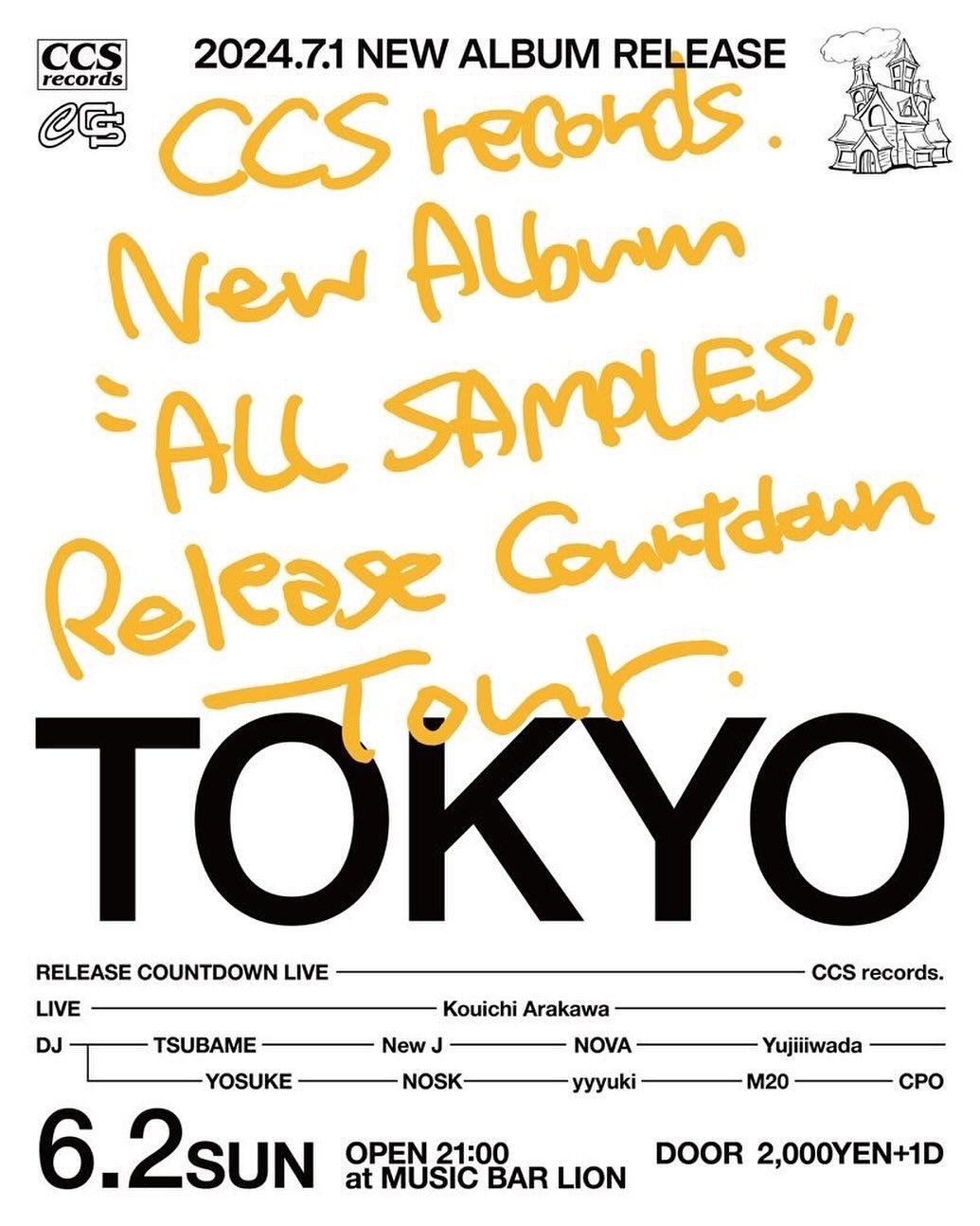 CCS records. RELEASE COUTDOWN LIVE